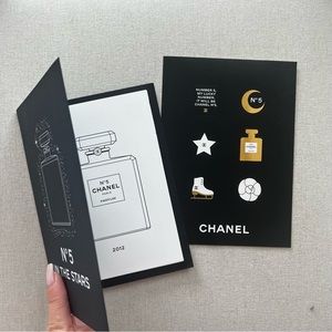 Chanel no 5‎ gift stickers postcards stationery edp